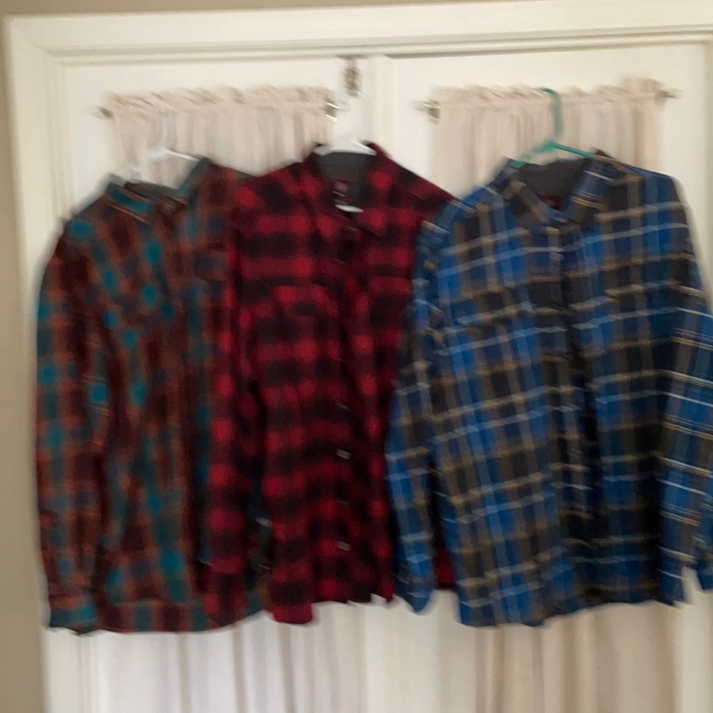 Swiss tech l/s shirts flannel